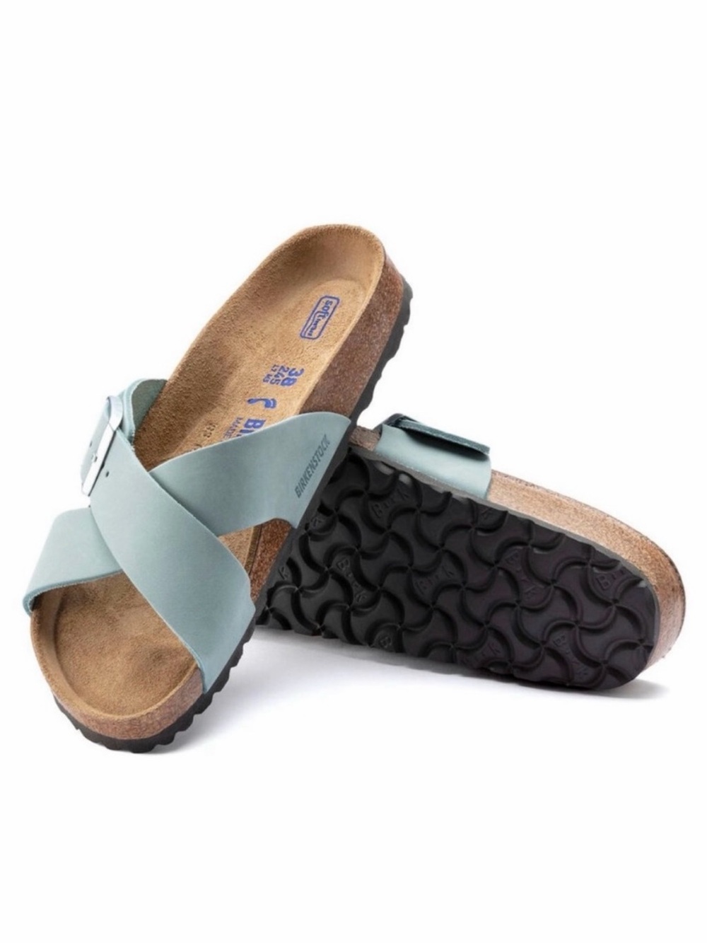 Birkenstock - Siena - Women’s Pale Mint Cross-Strap Sandals
